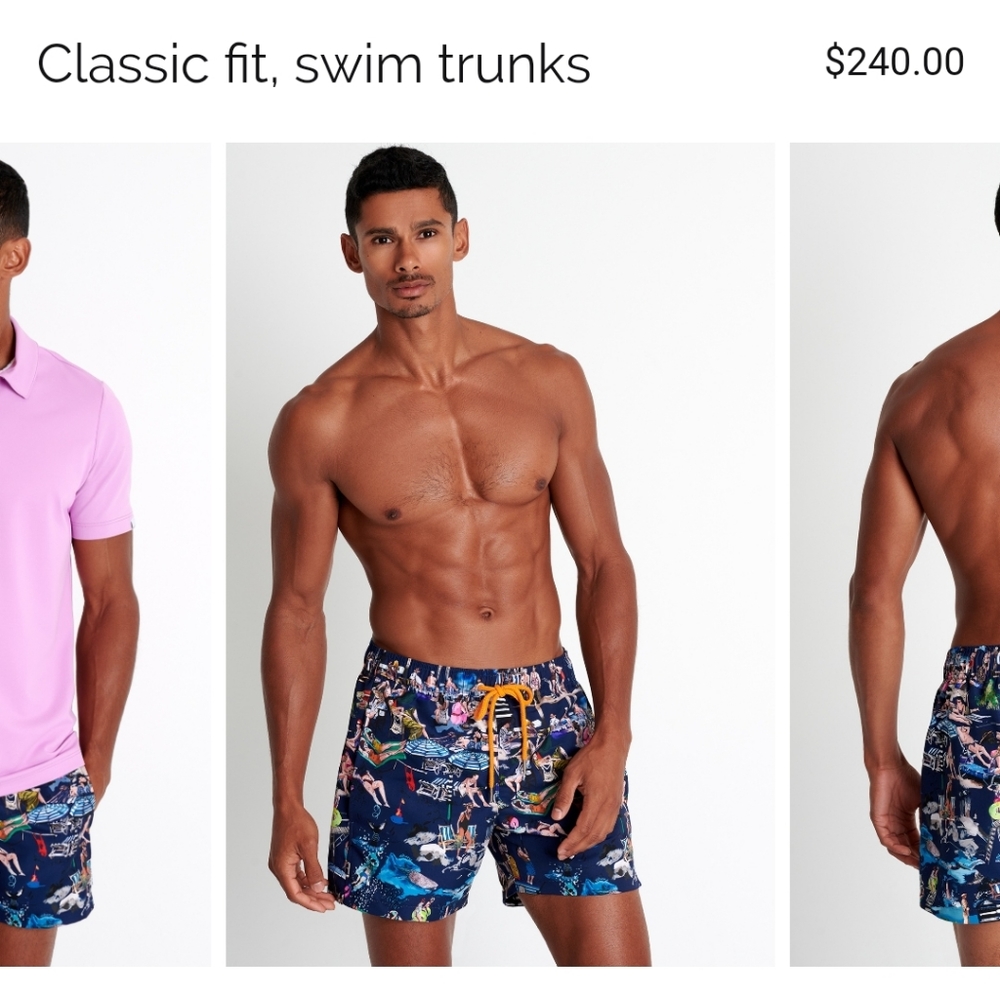 Shan swim trunks